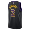 Män Los Angeles Lakers Tröja Jarred Vanderbilt Nike 2025-26 City Edition Svart Swingman